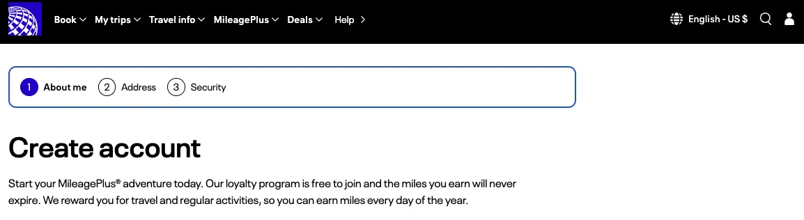 You must create a new frequent flyer account for the airline you want to transfer credit card points to.