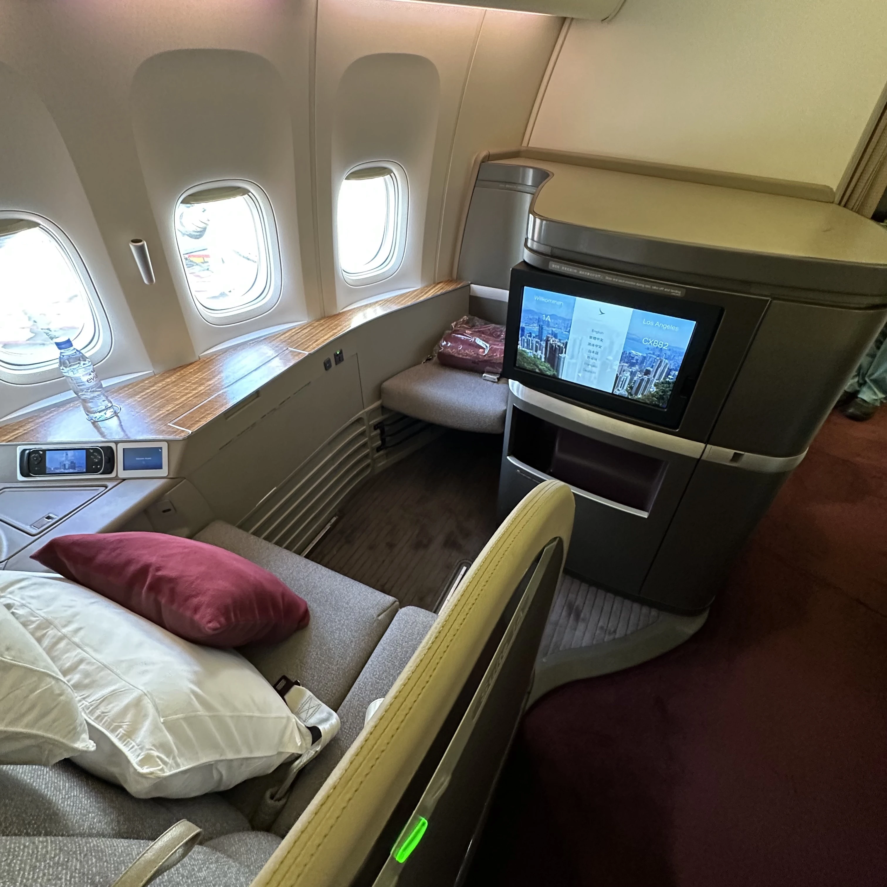 Cathay Pacific First Class Review